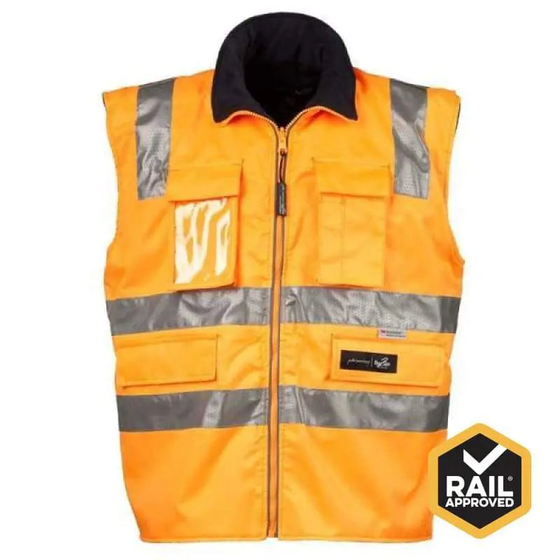 PETER MORRISSEY Ripstop Rain Vest - 3M Tape, Rail Spec