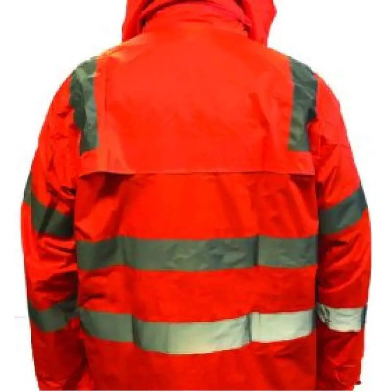 TRU WORKWEAR Jacket/Pant Rain Set - Tape, Rail Spec