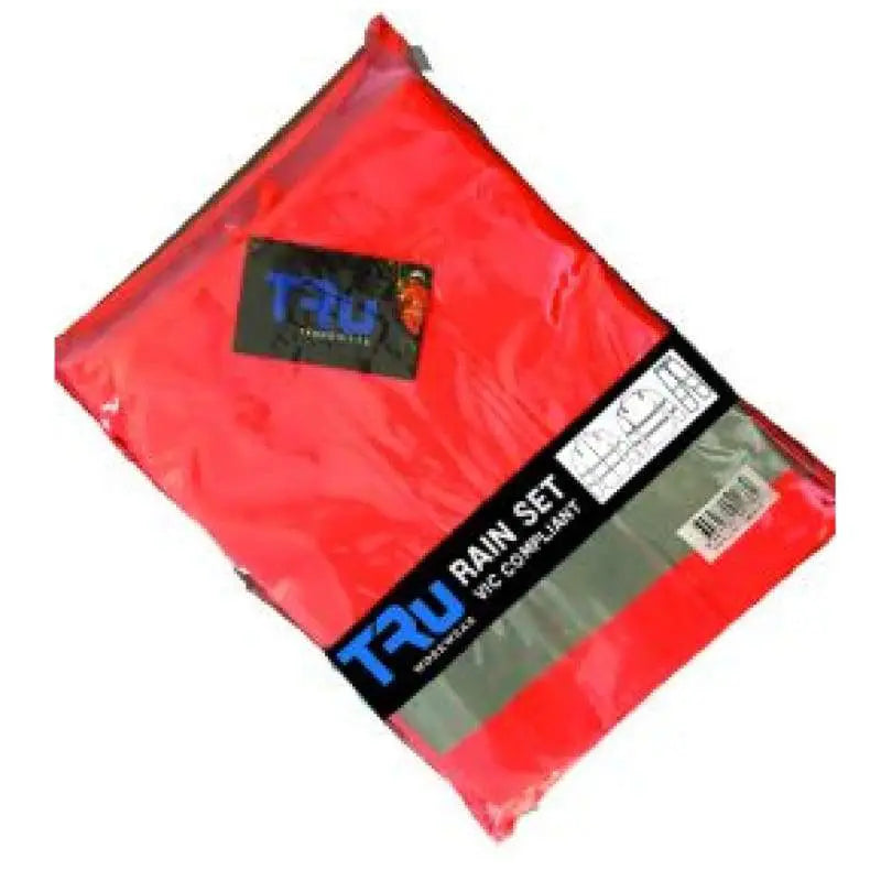 TRU WORKWEAR Jacket/Pant Rain Set - Tape, Rail Spec