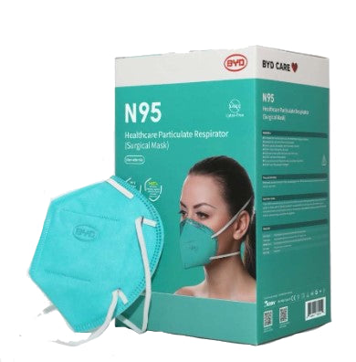 BYD CARE N95 Foldable Respirator (Carton of 500)