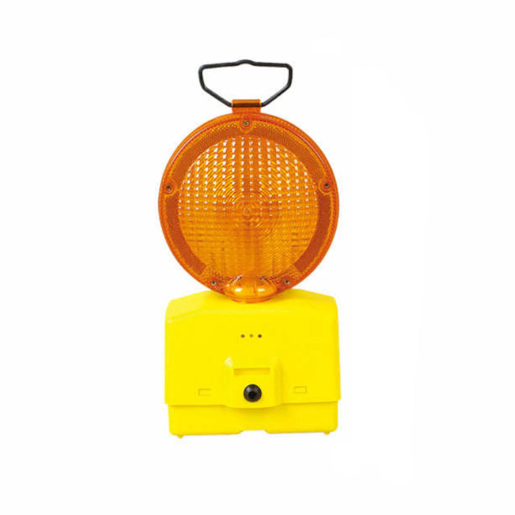 VYPA 12V Hazard Lamp / Rail Beacon — Amber or Red, Dusk to Dawn Auto Mode