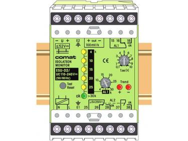 COMAT ESU-D2 Earth Leakage Monitoring Relay for Railways