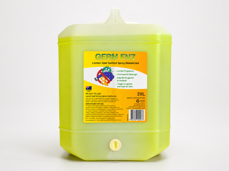 Germ-Enz Lemon Zest Surface Disinfectant – 20L