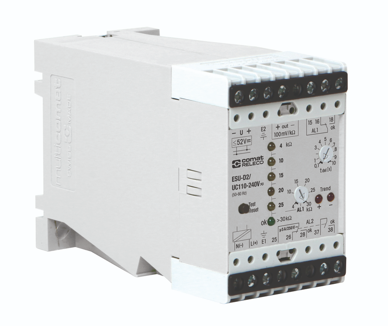 COMAT ESU-D2 Earth Leakage Monitoring Relay for Railways